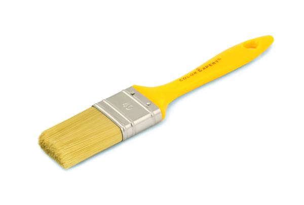Кисть флейцевая, синтет. щетина, 40мм, желт. пласт. ручка (арт.81434002) Color Expert