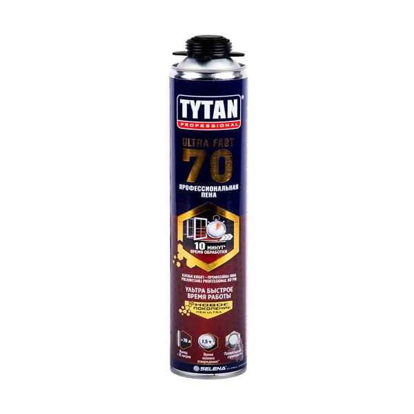 Пена монтажная профессиональная Tytan Ultra Fast 70, 870мл