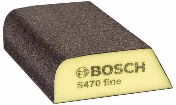 Губка абразивная 69х97х26 мм Fine Best for Profile, К 240-320, со скосом, Bosch
