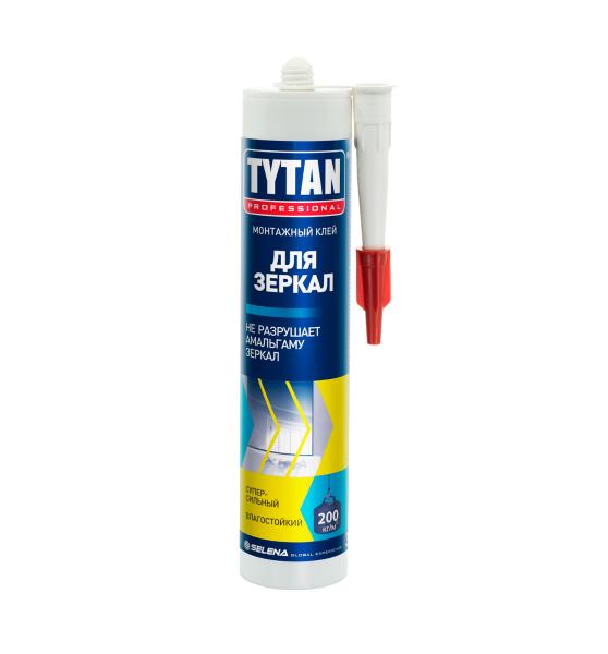 Клей монтажный каучуковый для зеркал Tytan Professional 310мл, бежевый