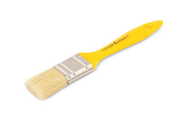 Кисть флейцевая, смеш.щетина, 30мм, желт. пласт. ручка (арт.81343002) Color Expert