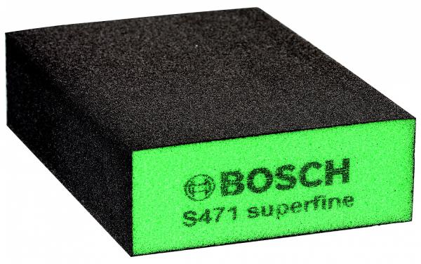 Губка абразивная 69х97х26 мм Best for Flat and Edge Super fine, К 320-500, прямоугольная, Bosch